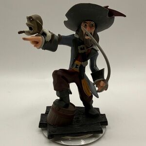 Disney Pirate Sculpture with Parrot - Black and Brown